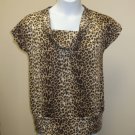Standard Leopard Print Top Size XXXL