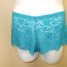 Lady Princess Aqua Lace Boy Shorts 3x