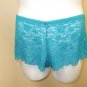 Lady Princess Aqua Lace Boy Shorts 3x
