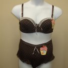 Peace Love & Cupcakes Choc Polka Set 3x