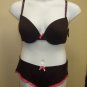 Spree Black & Pink Striped Set 4x