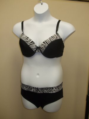 Sweet Things Black/White Striped Set 2x