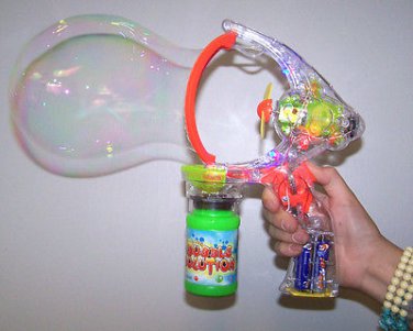 Jumbo Light up Bubble Maker Gun