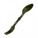 Green Foldable Spork, Plastic