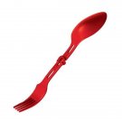 Red Foldable Spork, Plastic
