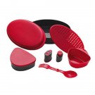 Primus 7 Piece Camping Meal Set, Red