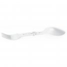 White Foldable Spork, Plastic