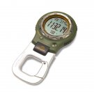 Alti Tech, Green Rubberized Case, Carabiner Clip