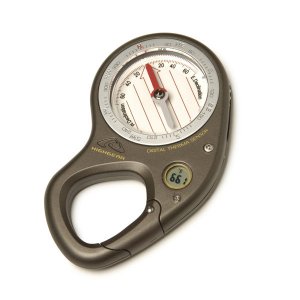 TrailPilot, Freeze Resistant Compass, Integrated Carabiner