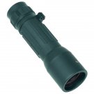 10x32 Monocular Green Rubber Covered