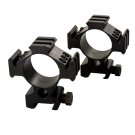 Scope Ring Mounts, 2, Medium, 35mm w/Picatinny Rails
