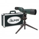20-60x60 Waterproof Spotting Scope, Alum. Case, Tripod