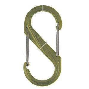 S-Biner Plastic Size #4, Olive, Single