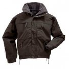 5-in-1 Jacket Dark Brown M