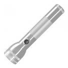 2 D Cell LED Flashlight, Gray