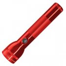 2 D Cell LED Flashlight, Red