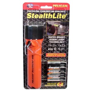 StealthLite, 4AA, Orange, Clam Packed