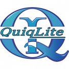 QuiqLite Stealth, Black Aluminum Body, White/Red