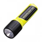 4AA Cell LED Light, White LEDs, Yellow Body, Clam Pack