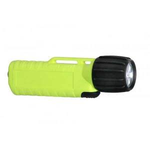 UK CPO Flashlight, eLED, Front Switch, 3AA, Yellow, Blister