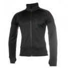 Grid Fleece Jacket, Black, Large