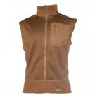 Grid Fleece Vest, Coyote Brown, XL