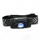 UK Vizion eLED Headlamp, 3AAA, Black, Black/Silver Strap