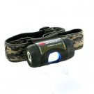 UK Vizion eLED Headlamp, 3AAA, OD Green, Camo Strap