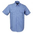 A Class S/S Station Shirt, Fire Med Blue L