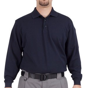 Performance L/S Polo Dark Navy S