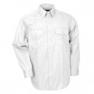 A Class L/S Station Shirt, White 3XL