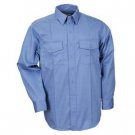 A Class L/S Station Shirt, Fire Med Blue 3XL