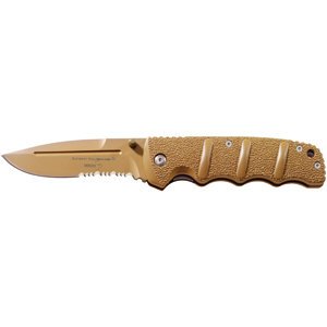 Slide Lock, Desert Tan Handle & Blade, ComboEdge