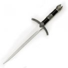 Antique Brass Finish Dagger, w/Scabbard