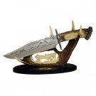 Wolf, Carved Handle, w/Display