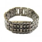 Stainless Steel LED Red Digital Unsex Bracelet Watch free shipping
