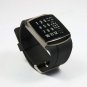 New Trendy Black Calendar LED Bracelet Leather Watch  free shipping