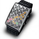 New Trendy Sport Style Multicolored 28 LED Lights Watch free shipping