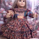 AMERICAN GIRL 18 INCH DOLL CLOTHES-SUNFLOWERS AND PATCHWORK STYLE APRON FARM DRESS