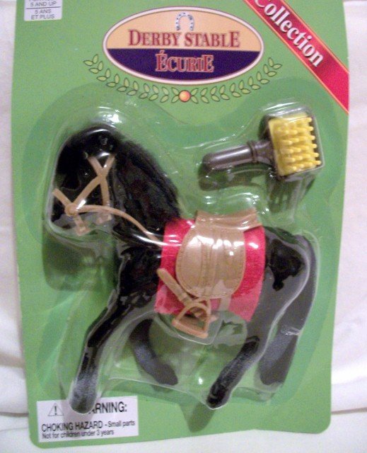 Black Derby Toy Horse for American Girl 18 inch dolls