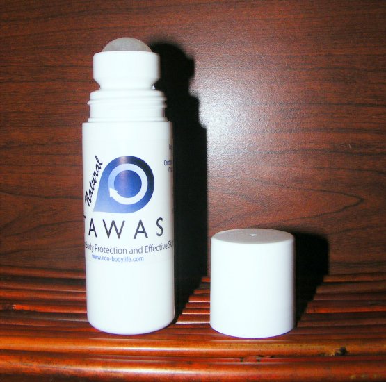 NATURAL TAWAS CRYSTAL DEODORANT LIQUID ROLL-ON , 3.0 fl. oz.