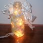 HAND STENCILED LIGHTED BOTTLE