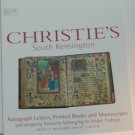 Christies Autographs and Manuscripts
