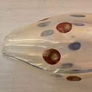 Glass Cigarette Holder - Blue & Red Dots