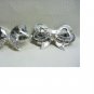 Butterfly design crystal brooch