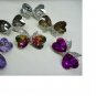 Butterfly design crystal brooch