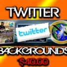 TWITTER BACKGROUNDS