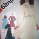 Vintage 1980s 5284 Simpilcity Pattern, Misses Pullover Dress in two lengths, Size 12, Uncut