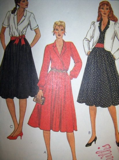 Vintage Made For You McCalls 7891 Pattern, Jacket and Dress Size 16 Bust 38, Uncut