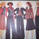 Vintage 1970s Carefree McCalls 5190 Pattern, Jacket, Vest, Skirt,  Bell Bottom Pants, Size 10, Uncut